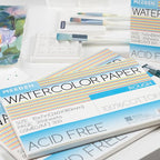 MEEDEN Watercolor Paper Block, 100% Cotton Watercolor Paper Pad of 20 Sheets - Image 7