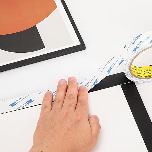 3M Double Sided Tape 2"×32.8Ft 2 Pack 9448A Double Coated Tissue Tape | Strong - Image 4