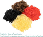 Hygloss 16 oz Curly Doll Hair for Crafts Assorted- Premium Synthetic Hair for - Image 2