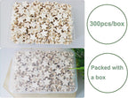 Turquoise Star Beads Bulk for Jewelry Making 300pcs 8 * 12mm White Natural - Image 4