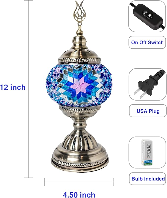 Ottoman Mosaics Turkish Mosaic Lamp Kit | DIY Art & Craft Project - Image 6