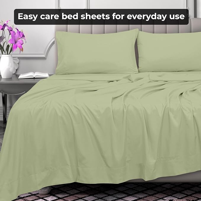 Royale Linens Queen Flat Sheet - Image 6
