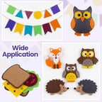 Peryiter 150 Pcs Fall Felt Sheets Bulk - Image 4