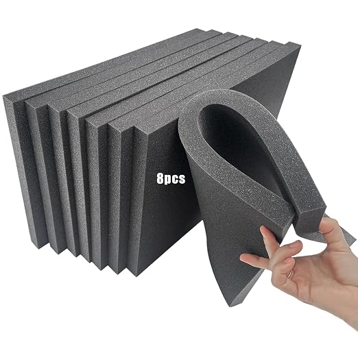 LAFENLIN 8 Pack Gun Case Foams-16 x 12 x 1 Inch, Cuttable Craft Foams Sheets by LAFENLIN-HardCaseLock
