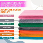 XSEINO Dust Pink Large Felt Fabric 72" X 36 ", 1.4 mm Thick Soft Felt Fabric - Image 5