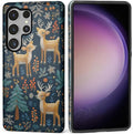 Case for Samsung Galaxy S25 Ultra Case, Cute Christmas Reindeer Design Hybrid by Kapadiy