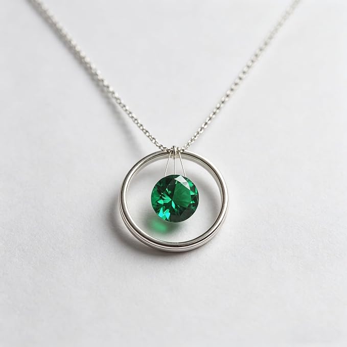 Emerald Green Color Cubic Zirconia Loose Beads Unset - Image 4