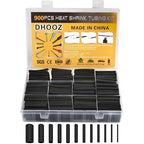 900Pcs Wire Heat Shrink Tubing Kit, Industrial Heat-Shrink Tubing by DHOOZ