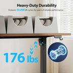 Agilestic Electric Standing Desk, 55 x 28 Inches Height Adjustable Desk - Image 6