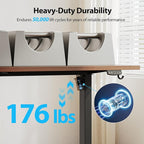 Agilestic Electric Standing Desk, 48 x 28 Inches Height Adjustable Desk - Image 6