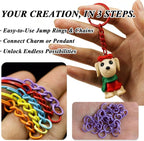 Colored Key Rings Bulk Keychains - Image 2