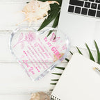 Love Heart Shaped Acrylic for Women, Anniversary Valentine's Day Gift, Couple - Image 6