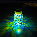 Mosaic Garden Decor Solar Outdoor Hanging Lights, Solar Mosaic Lanterns - Image 4