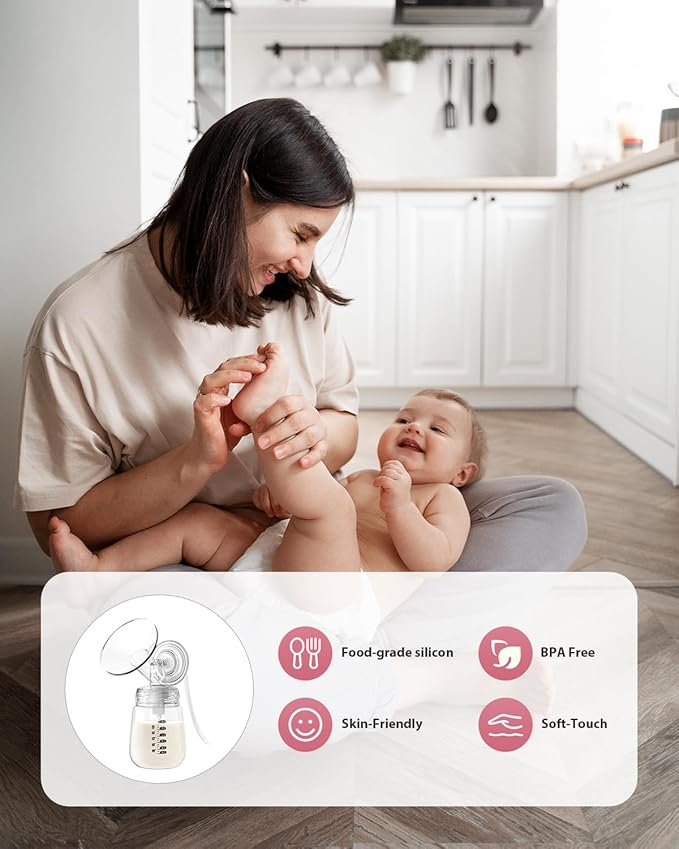 Electric Breast Pump Parts Compatible with Spectra S1/S2/9 Plus, 2Pcs Duckbill Valves and 2Pcs 27mm Flange (Not Original Spectra Accessories)
