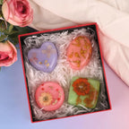 Sakolla 3 Pack Silicone Soap Molds, 4 Cavities Heart, Round and Oval Silicone - Image 5