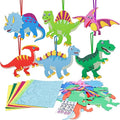 Fennoral 12 Pack Dinosaur Craft Kit by Fennoral