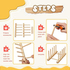 Barydat 2 Pcs Wooden Puzzle Holder Stand, Puzzle Display Rack | Puzzle Storage - Image 4