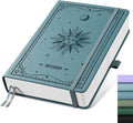 EMSHOI Lined Journal Notebook, 320 Numbered Pages, A5 Size | Leather Hardcover by EMSHOI