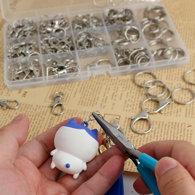 325pcs Keychain Making Kit Keychain Clips - Image 7