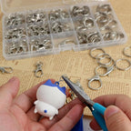 325pcs Keychain Making Kit Keychain Clips - Image 7