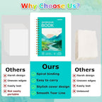 Watercolor Paper Pad, 5.5"x8.5" Water Color Paper, 140lb/300gsm Artist Painting - Image 4