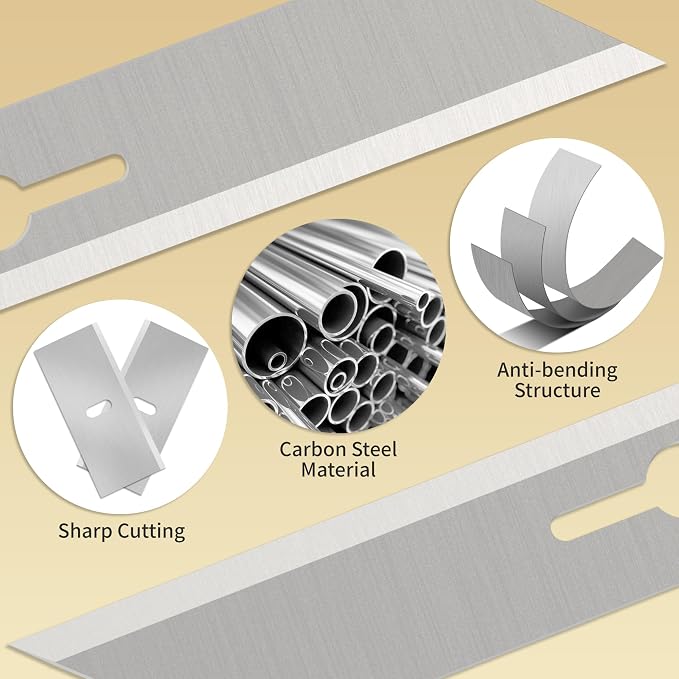 Blades for Straight/Bevel Foam Cutter, 20 Replacement Blades Fits the - Image 3