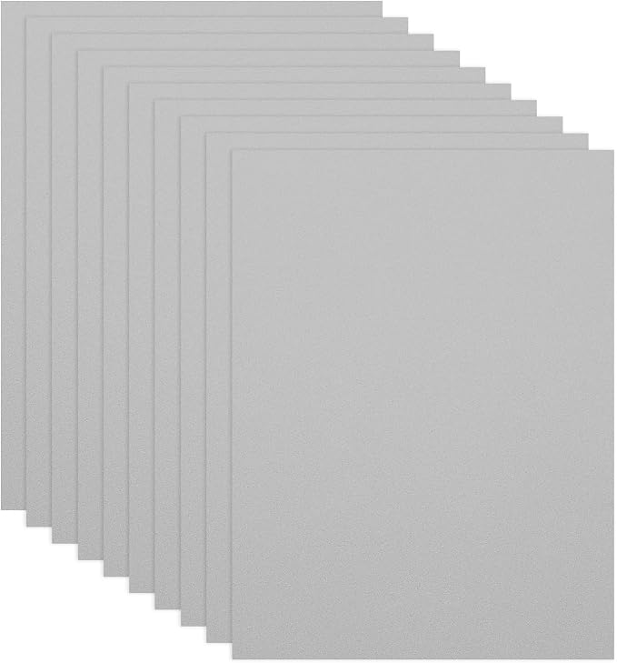 PATIKIL 10 Pcs Gray EVA Foam Sheets, 12 x 8 Inches Foam Sheets by PATIKIL