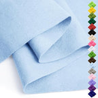 Soft Felt Fabric Sheet 18" x 36", 1.6mm Acrylic Craft Felt, Light Blue | Soft by AblemeDeco