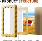 5x7 Wavy Picture Frame With Mat - Image 4