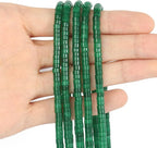 150Pcs 4×2mm Natural Green Agate Spacer Stone Beads - Image 3