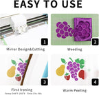 Glitter HTV Heat Transfer Vinyl, Sparkle HTV Compatible - Image 4