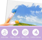 ESRICH Canvas for Painting, 32 Pack Multi-Size Canvas Boards for Painting 8pcs - Image 4