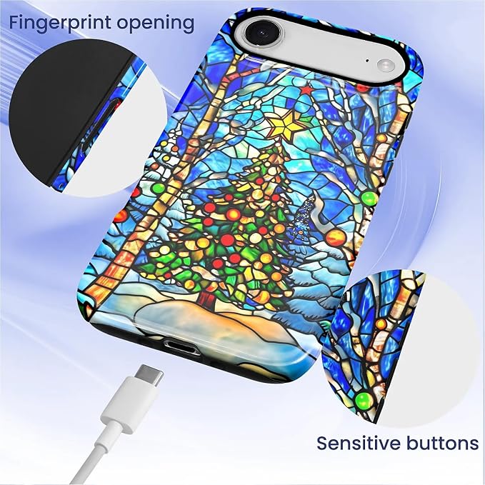 Case for iPhone 17 Air, Scratch Resistant Hybrid Double Layer Hard - Image 7