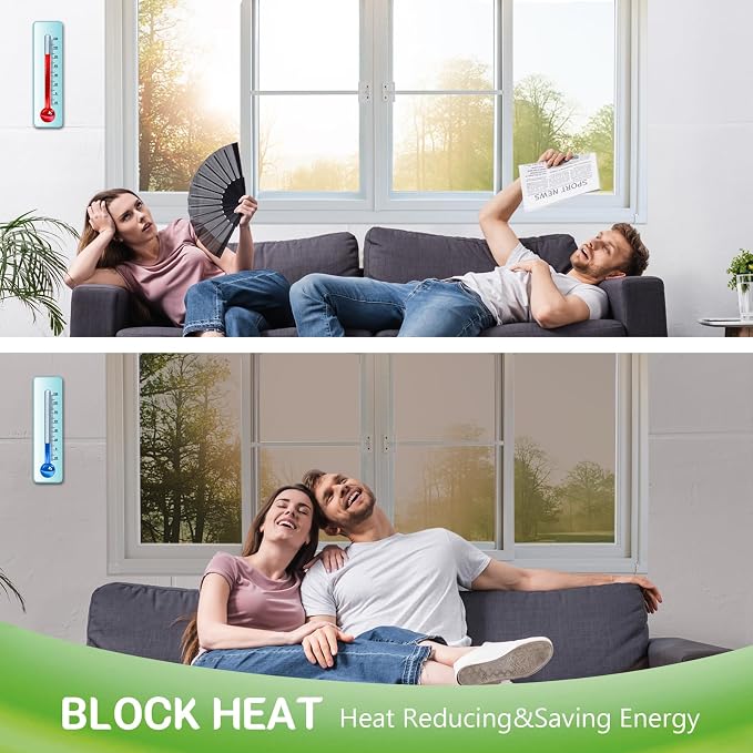 STATINT Window Film Privacy One Way Mirror Glass Tint Heat Control Sun UV - Image 5