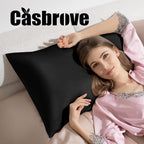 Silk Pillow Cases for Hair and Skin Mulberry Silk Pillowcase Soft Breathable - Image 3