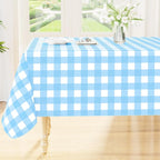 Smiry Rectangle Table Cloth, Waterproof Vinyl Tablecloth by Smiry