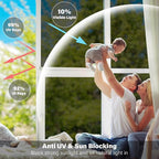 Kromapolis One Way Window Privacy Film Reflective Mirror Home Window Tint - Image 3