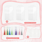 90Pcs Acrylic Bookmark Blanks Kit-30 Set Clear Acrylic Bookmarks 6" x 1.6" - Image 6