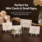 Artliving 3 Inch Acrylic Card Display Stands, Small Plastic Easels and - Image 7