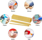 Manarty Glitter Gold Hot Glue Sticks, All Temperature Adhesive EVA Glue Sticks - Image 6