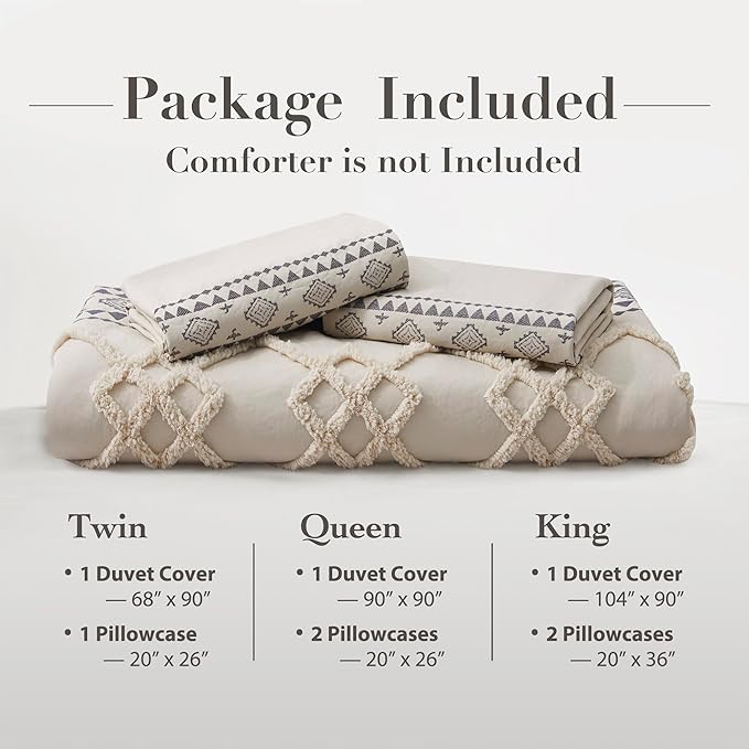 Oli Anderson Boho Duvet Cover Set Queen Size, Durable and Super Soft Duvet - Image 5