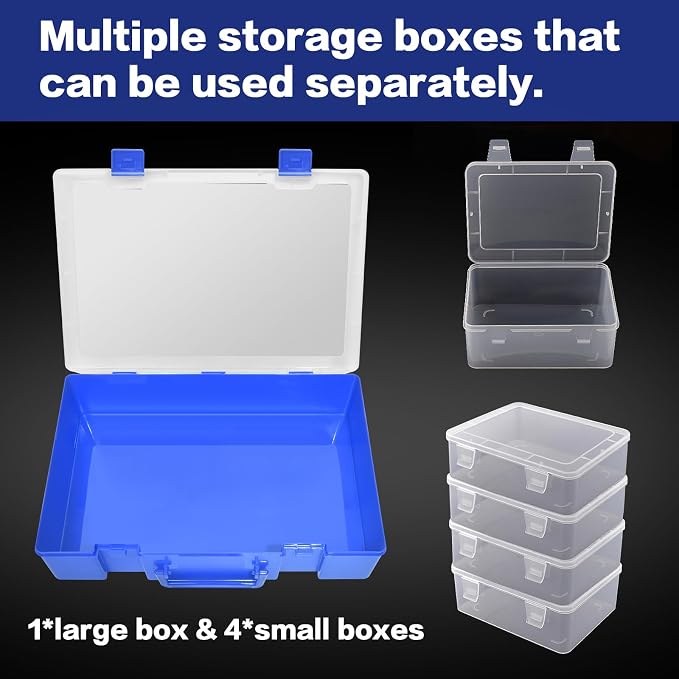 ALCYON 1600+ Trading Card Storage Box, Waterproof Plastic TCG Card Organizer - Image 4