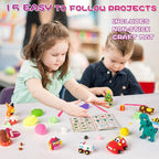 Air Dry Clay Kit for Kids – 24 Colors Non-Toxic Soft Modeling Clay Set | - Image 3