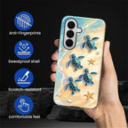 for Samsung Galaxy S26+ Case, Sea Turtle Beach Pattern Glossy 2 in 1 Shockproof - Image 4