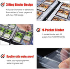 Custom Card Binder 1080 Pocket, DIY Anime Sports Cover Design, Portable - Image 7