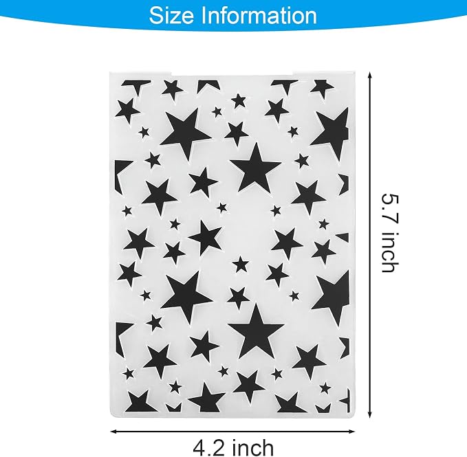 15 Pieces Embossing Folders 5.7 x 4.2 Inch Plastic Template Cards Christmas - Image 4