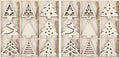 MACTING 27PCS Wooden Christmas Ornaments Unfinished Predrilled Natural Wood by MACTING