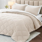 MUXHOMO 5 Pieces Twin XL Comforter Set, Reversible Bed in a Bag Twin XL Size by MUXHOMO