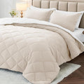 MUXHOMO 7 Pieces Full Comforter Set, Reversible Bed in a Bag Full Size by MUXHOMO
