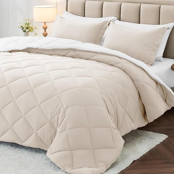 MUXHOMO 7 Pieces Full Comforter Set, Reversible Bed in a Bag Full Size by MUXHOMO